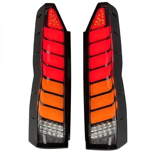 Hiace 300 2019-2022 LED taillights with turn signals and scanning lights